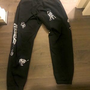 Brain Dead P&TY black sweatpants